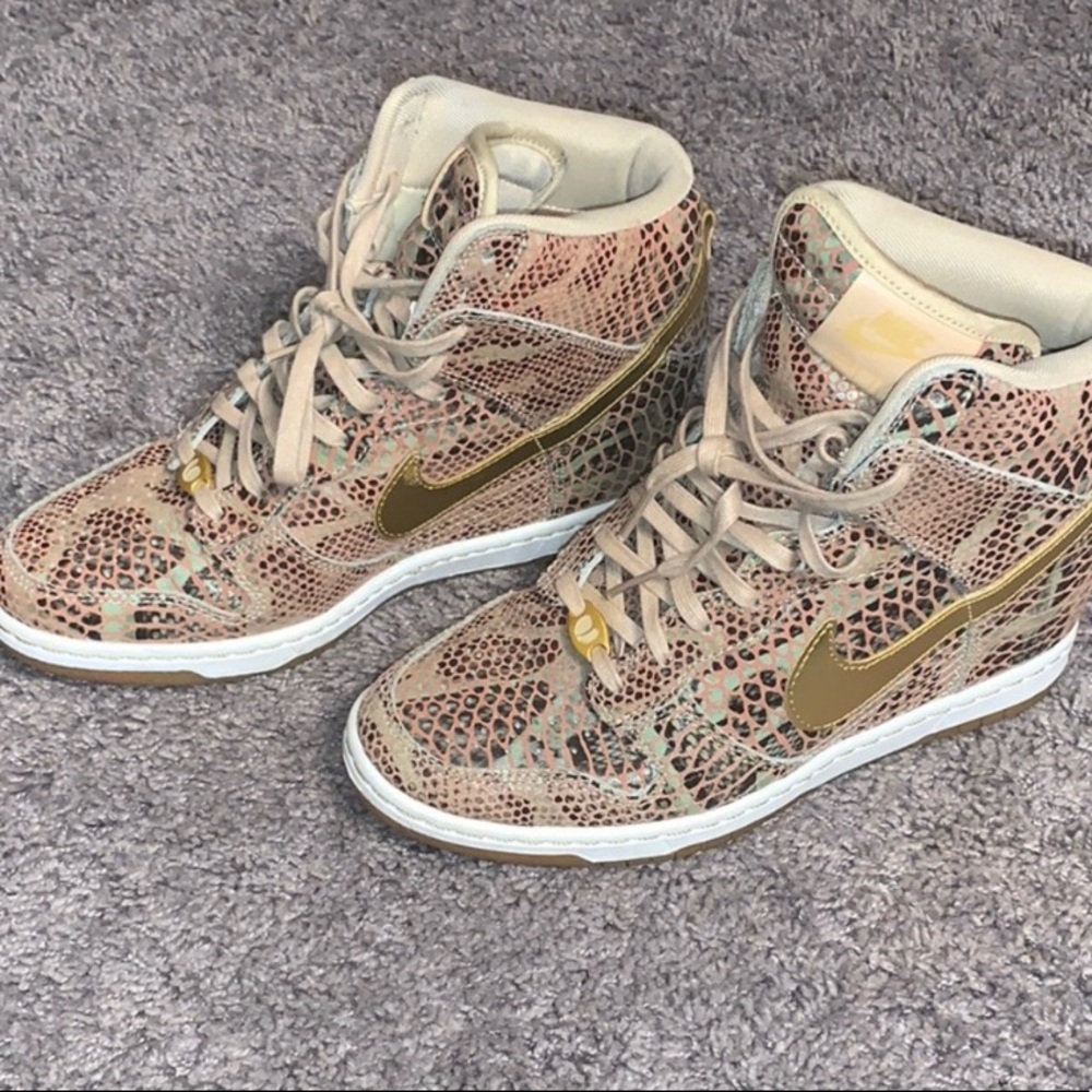 Nike high top wedges